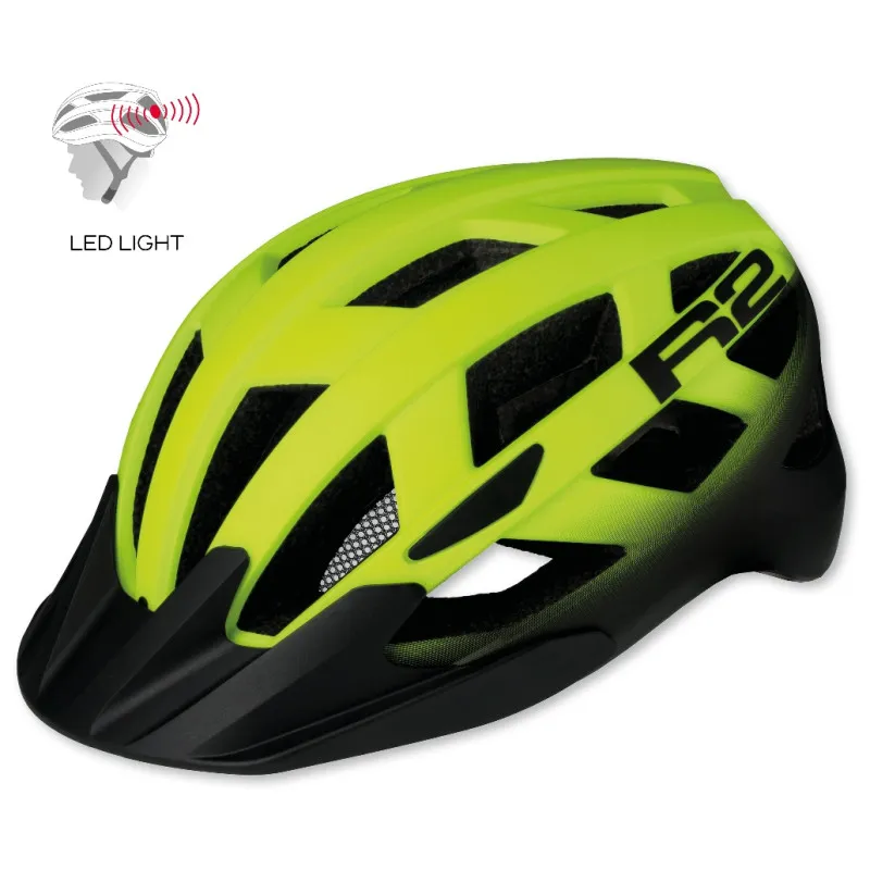 Přilba R2 Lumen ATH18 - na kolo, žlutá neon-černá