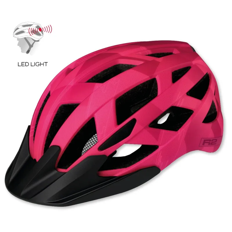 Přilba R2 Lumen Junior - velikost S (52-55 cm), růžová mat