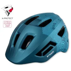 Přilba R2 Pulse ATH40 - dětské, petrol-světle modrá metalická mat