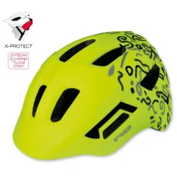 Přilba R2 Pulse ATH40 - dětské, žlutá neon-šedá mat