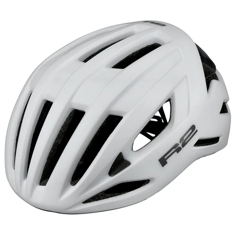 Přilba R2 Vantage ATH43 - silniční na kolo, bílá-černá mat