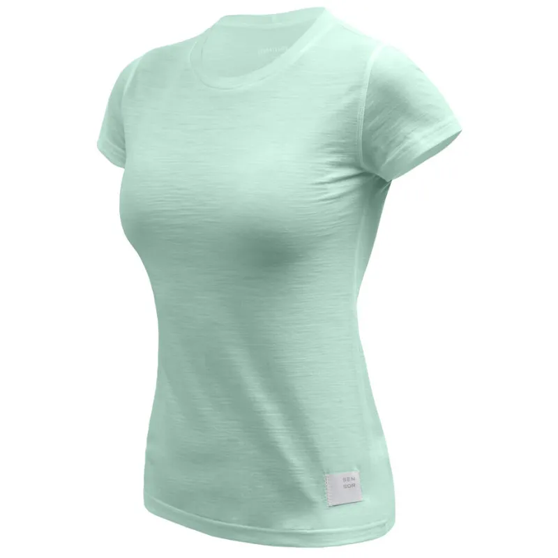 Triko Sensor Merino Cordura - dámské, krátký, basil green