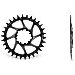 Garbaruk Direct Mount MTB ChainRing Sram 3-Bolt Round Boost - 30 zubů, černá