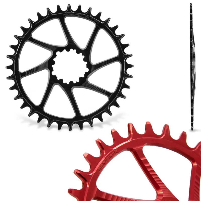 Garbaruk Direct Mount MTB ChainRing Sram 3-Bolt Round Boost - 36 zubů, červená