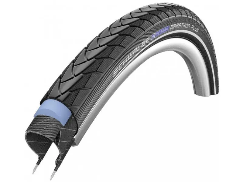Plášť Schwalbe Marathon Plus 28x1,75 (47-622) HS440 Performance SmartGuard - drát, černá, reflex