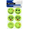Sada nálepek Force SMILE reflexních žlutých , 6 ks 46412 - 1