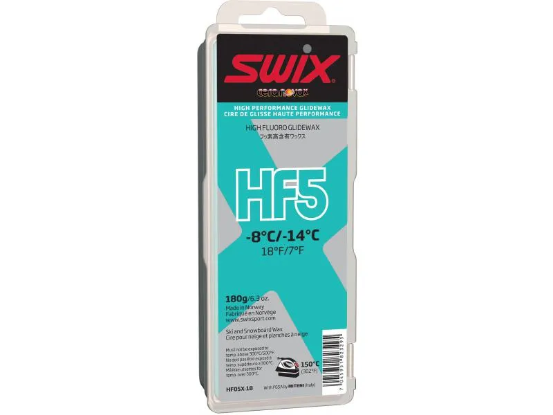Vosk Swix HF5X - 180g, tyrkysová
