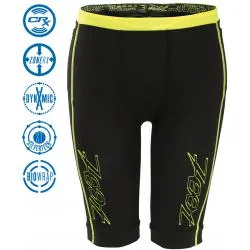 Šortky kompresní pánské ZOOT ULTRA 2.0 CRx SHORT black/safety yellow