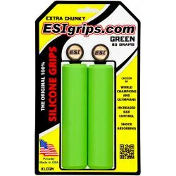 Gripy ESI Chunky EXTRA 80g - délka 130, průměr 34 mm, zelená