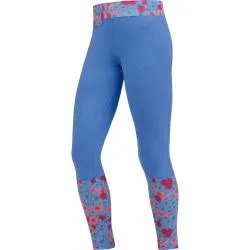 Dámské běžecké elastické kalhoty GORE Sunlight Lady Print Thermo - blizzard blue/white