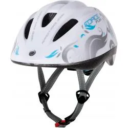 Přilba Force Fun Flowers - dětské, bílo-šedo-modrá