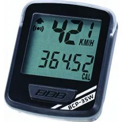 Cyklocomputer BBB BCP-35W NanoBoard 2017 - černo/stříbrná