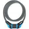 Zámek Onguard spirála 1800x10mm modrý, stavitelný kód, držák - 1
