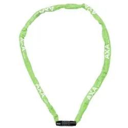 Zámek AXA  Rigid RCC 120 - kódový, zelený