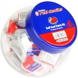 Záplaty samolepící Weldtite Red Devils - box 36 ks sad