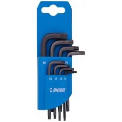 Klíč torx Unior sada 8 ks v pouzdře 9 - 40