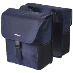 Brašna Basil Go Double - na nosič, tmavě modrá