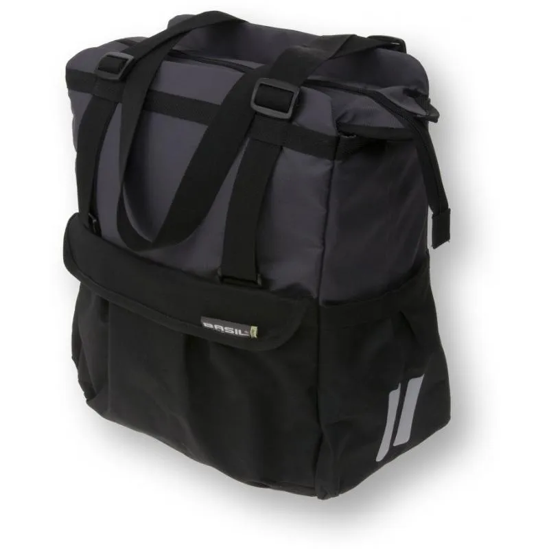 Brašna Basil Shopper XL- na nosič, jednostranná, černá