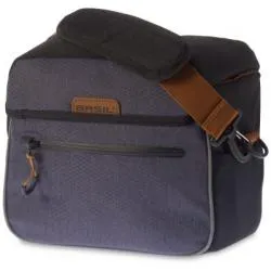 Brašna Basil Miles Handdlebar Bag- na řídítka, černo/ šedá