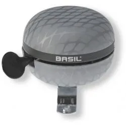 Zvonek Basil Noir Bell Polkadot 60mm - stříbrný