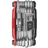 Multiklíč Crankbrothers M19 - cestovní nářadí na kolo, černá-červená - 1