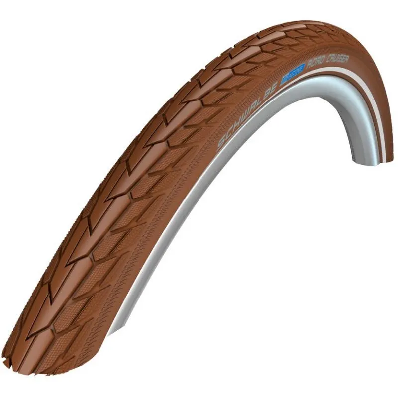 Plášť Schwalbe Road Cruiser 28x1,6 (42-622) HS484 Active K-Guard - drát, hnědá reflex