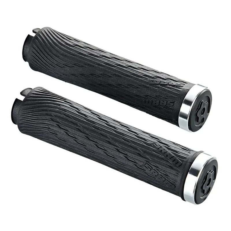 Gripy Sram Locking Grip Shift 100/122mm - černo-stříbrná