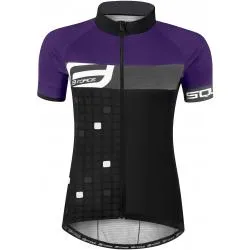 Dres Force Square - dámské, krátký, černo-fialová