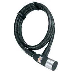 Zámek Magnum 3015 spirála 1850x12 mm - na klíč, černá