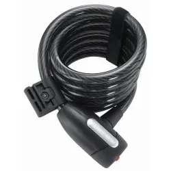 Zámek Magnum 3109 spirála 1850x10 mm - na kód, černá