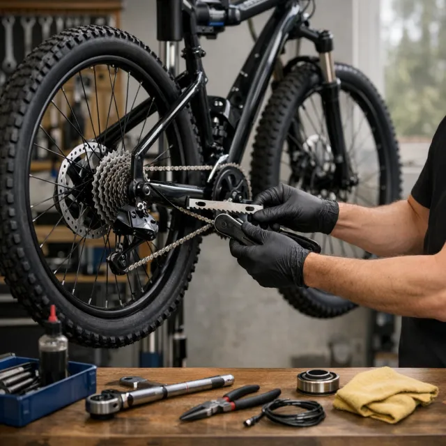 Servisní intervaly kola: co kontrolovat každých 100, 500 a 1000 km