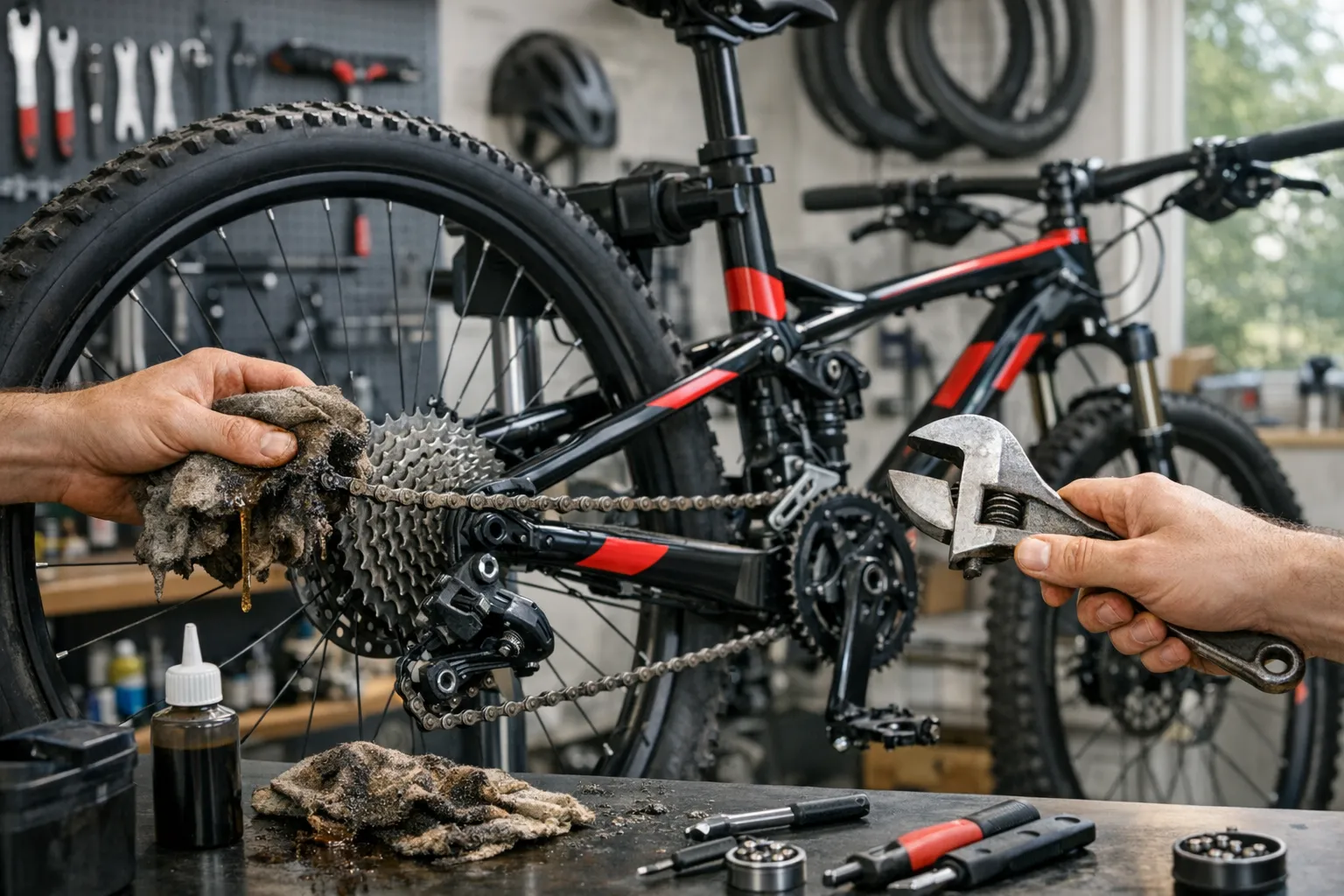 Nejčastější chyby při údržbě kola