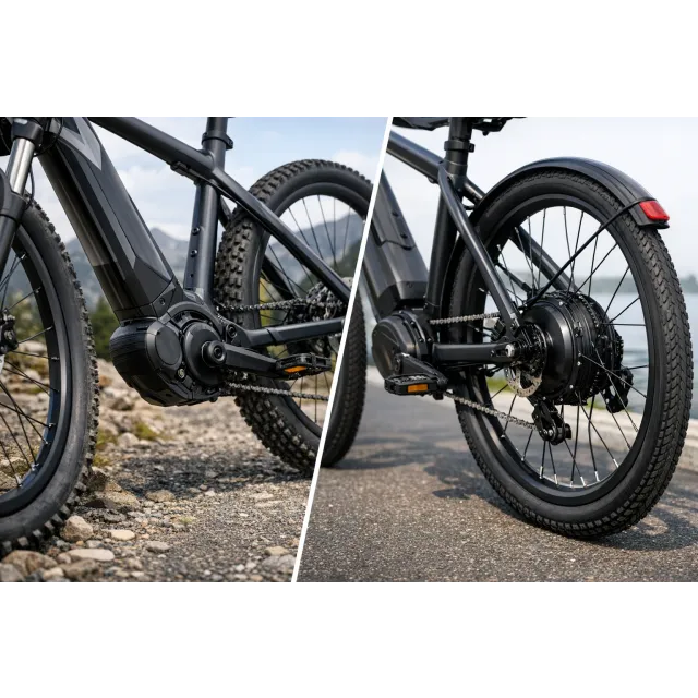 Středový motor vs zadní motor: jaký pohon elektrokola vybrat