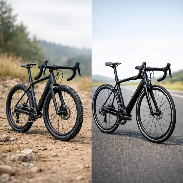 Gravel vs silniční kolo