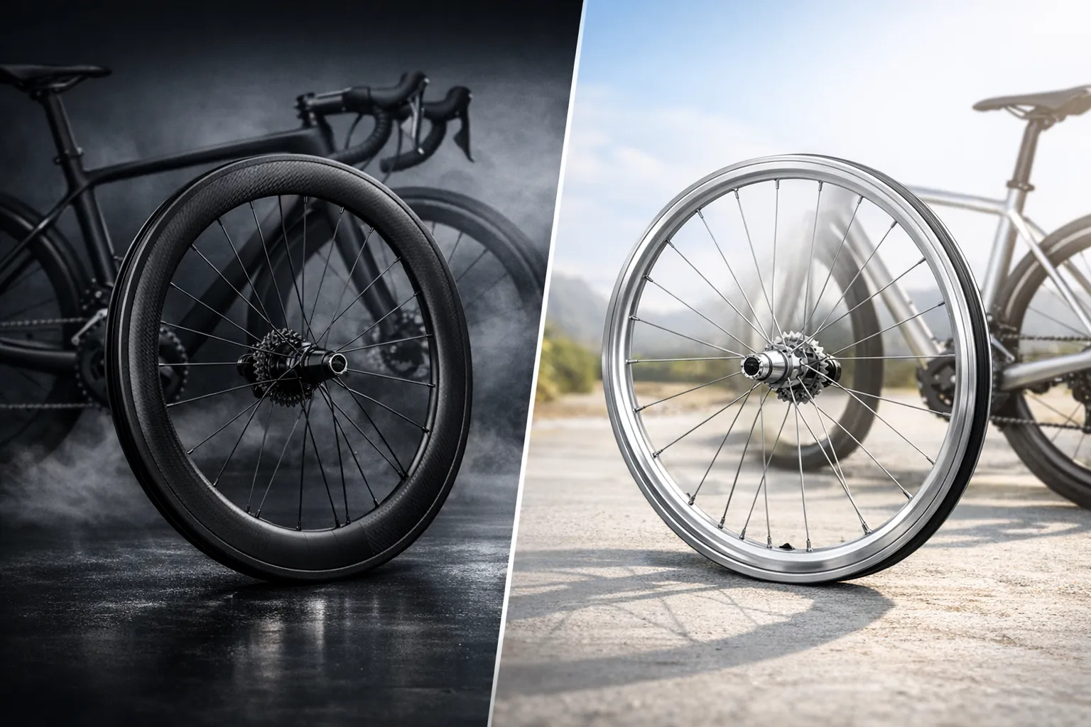 Karbonová vs hliníková kola
