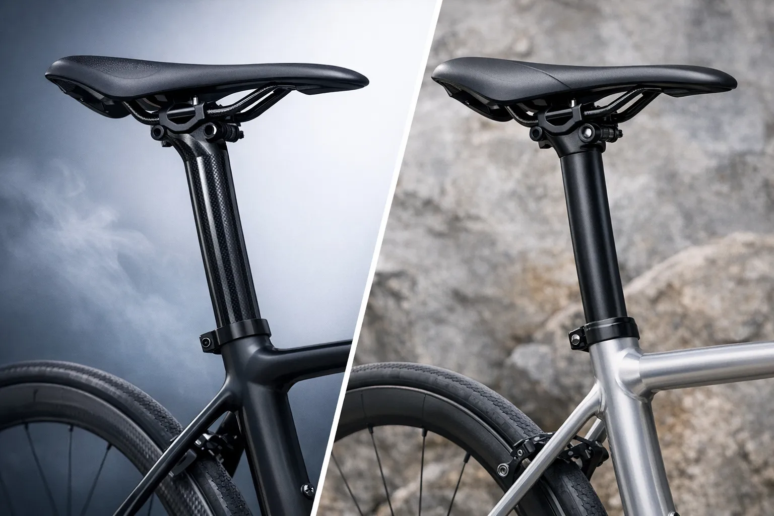 Karbonová vs hliníková sedlovka