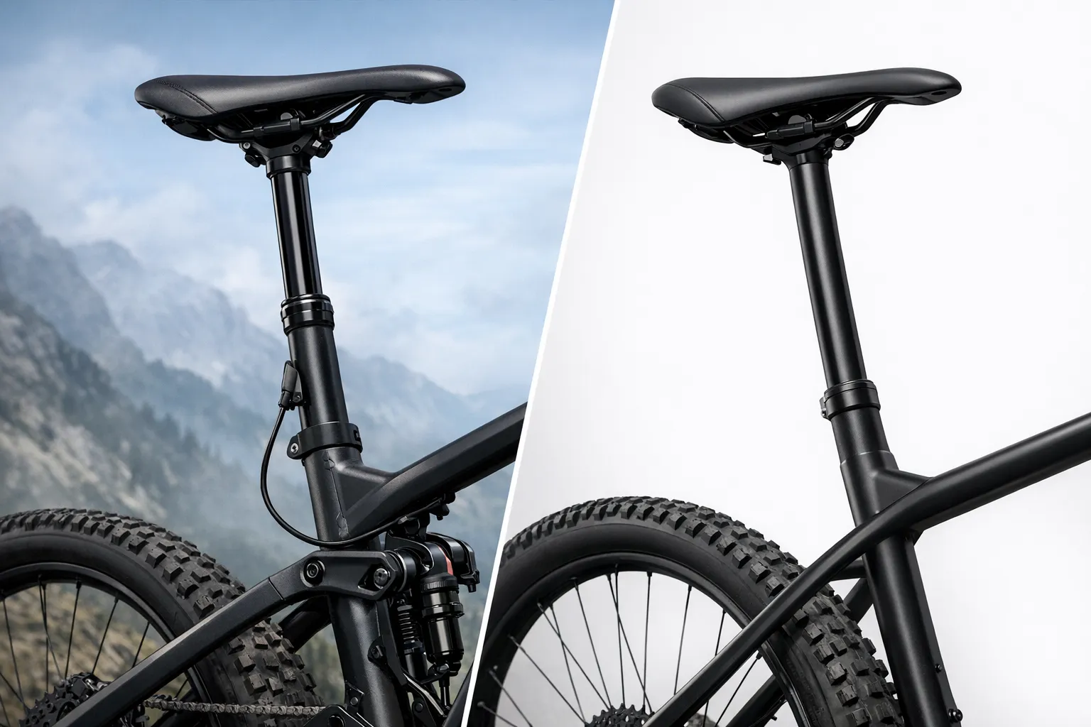 Teleskopická vs pevná sedlovka