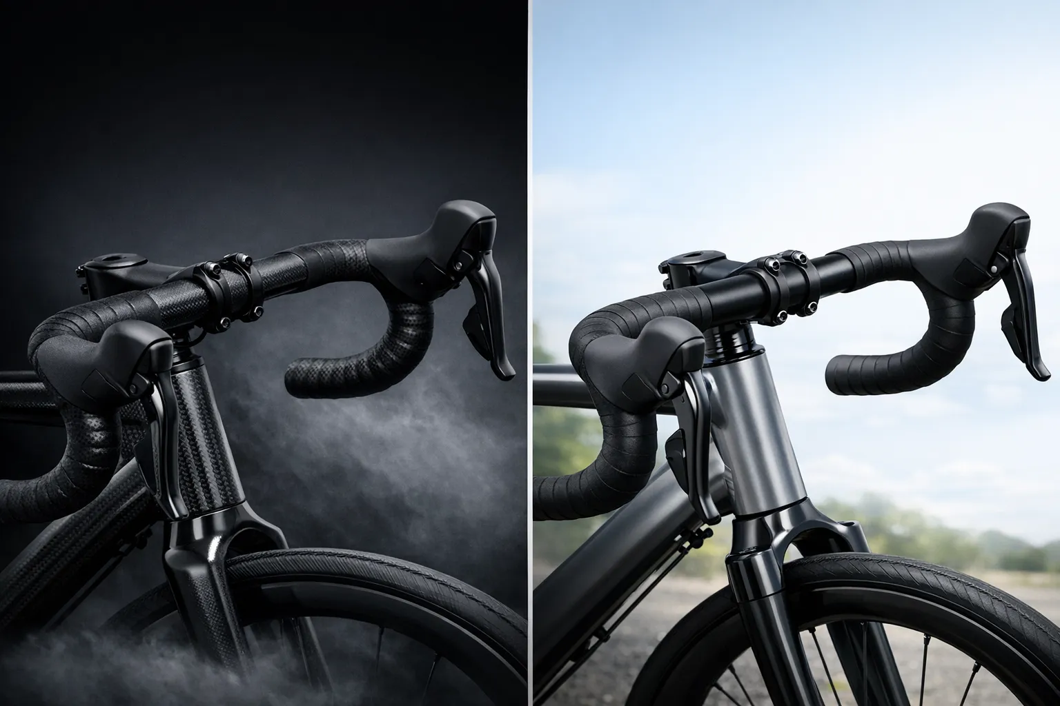 Karbonová vs hliníková řídítka