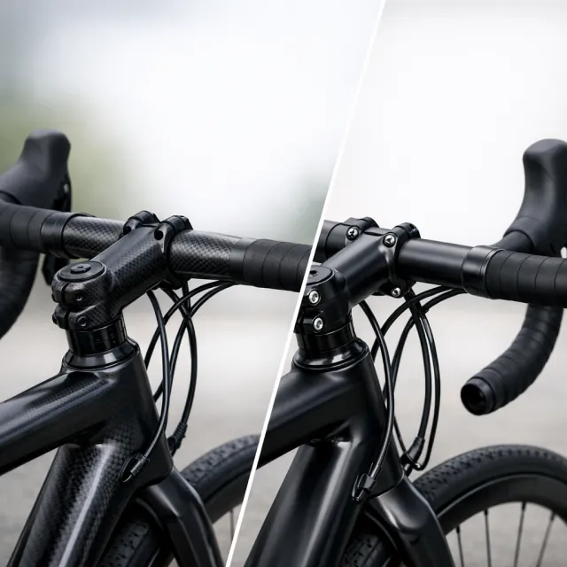 Karbonová vs hliníková řídítka