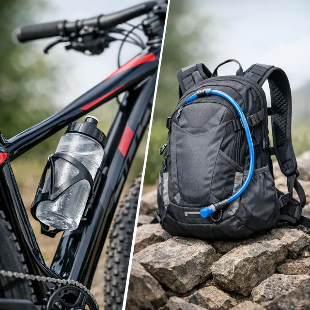 Košík na láhev vs hydrovak