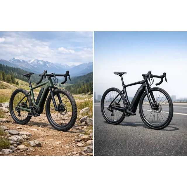 Gravel vs silniční elektrokolo