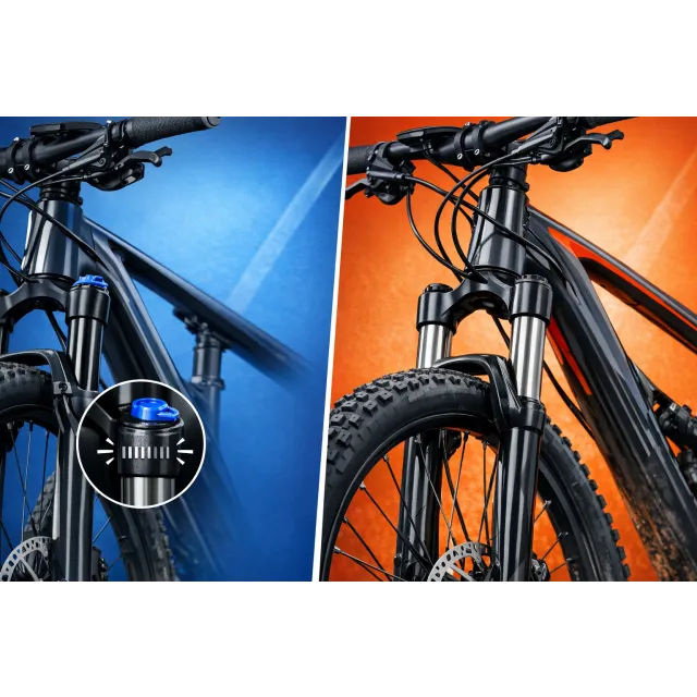 Lockout vs bez lockoutu vidlice: jaký je rozdíl a co vybrat