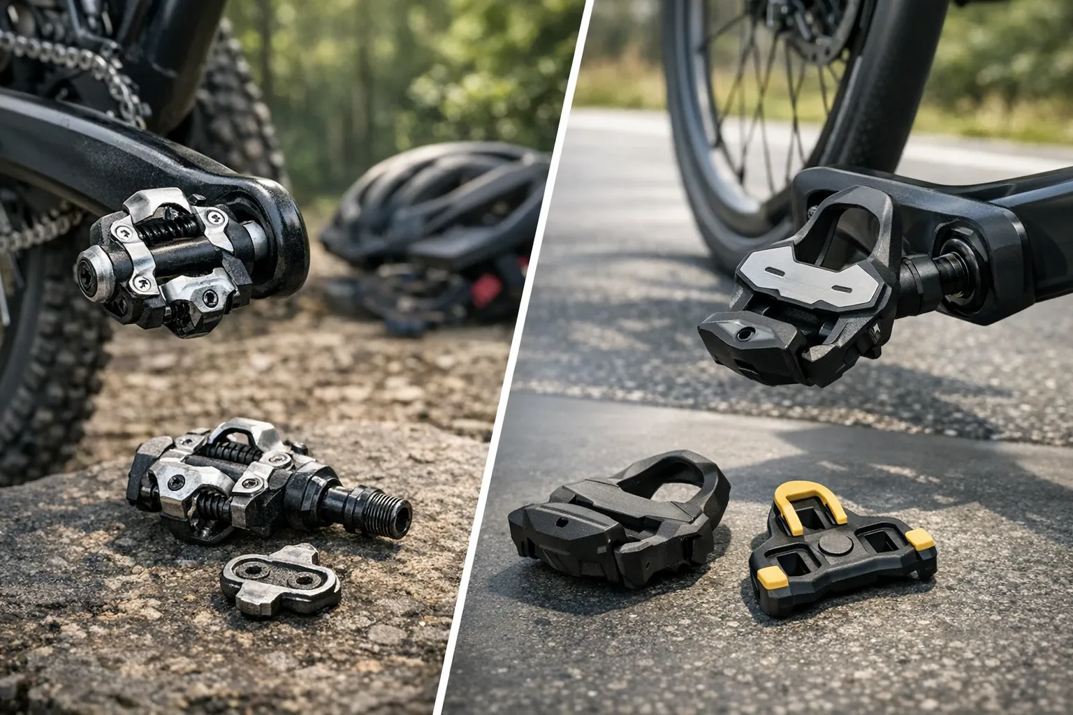 SPD vs Look pedály