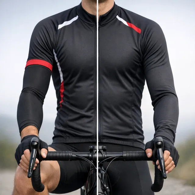 Návleky na ruce vs dlouhý dres: co se hodí víc na jarní a podzimní vyjížďky?