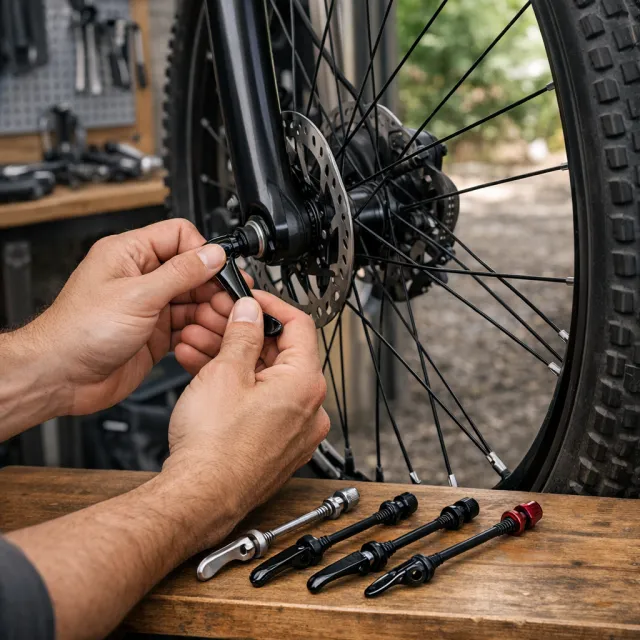 Rychloupínací mechanismus: bezpečná montáž a demontáž kol