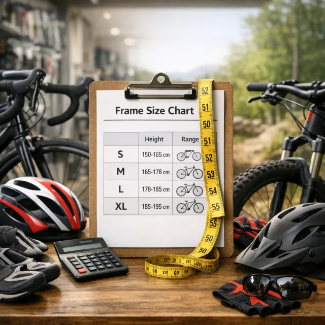 Tabulky velikostí rámů: jak správně vybrat velikost kola