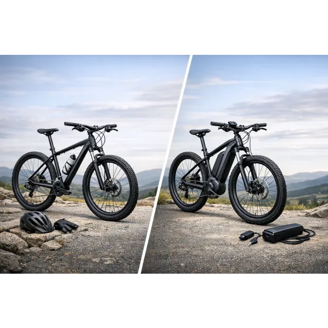 Porovnání kola a elektrokola: rozdíly, výhody a správná volba