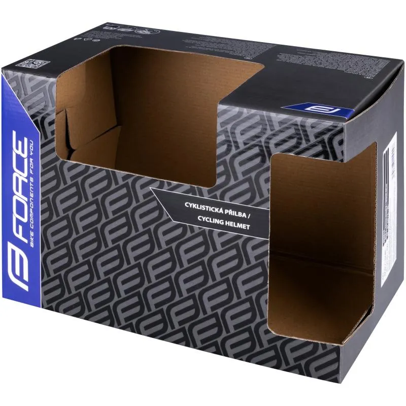 Přilba Force Bull Hue Mips - černá-šedá - 8