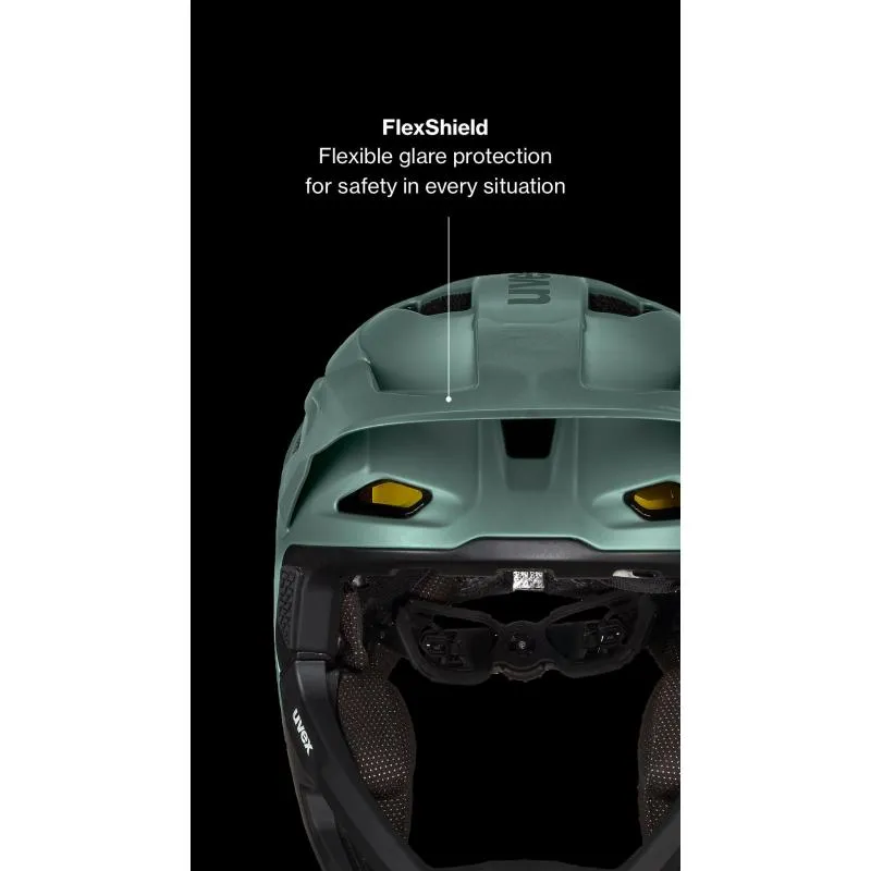 Přilba Uvex Revolt Mips - integrálka, mechově zelená-černá mat (Premium) - 12