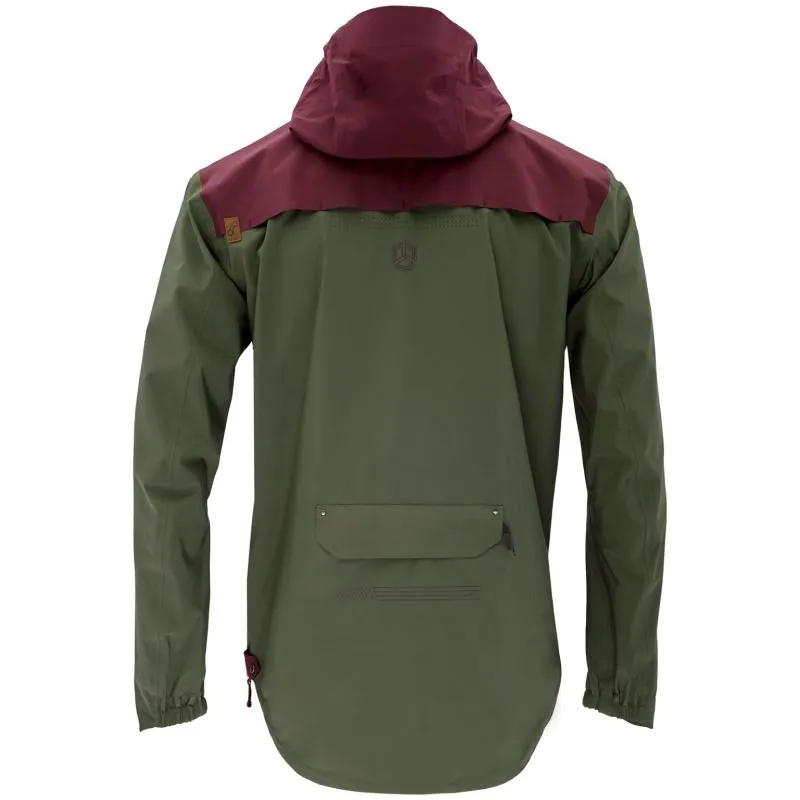 Bunda Montesolo MJ2221 - pánské, s kapucí, olivová-švestková - 7